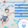 STARBOLO Ball Pit Balls- 100 200 500pcs Phthalate Free BPA Free Non-Toxic Crush Proof Play Balls Play Balls for Toddlers Kids Play Tent Pool Playhouse Playpen Party Decoration. view 3