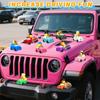 AOT Blue Car Rubber Ducks Most 2 in Rubber Ducks,Car Dashboard Decorations Accessory Party Favor view 4