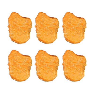 LFRXION Set of 6 Realistic Fake Chicken Model Artificial Fried Chicken Simulations Food for Food Photography