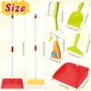 Kids Cleaning Toy Set Toddlers Broom Dust Pan Set for Housekeeping Pretend Play Cleaning Set, Cleaning Toys Gift for Toddlers Girls Boys Age 3-6 Years Old (6PCS - Red Set) view 3