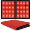 1000+ Pockets Trading Card Binder, Premium 16 Pocket Card Binder, Ringless Side Loading Collection Album Holder Folders for MTG, TCG, Game Cards & Sports Cards (Red) view 1
