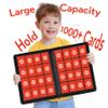 1000+ Pockets Trading Card Binder, Premium 16 Pocket Card Binder, Ringless Side Loading Collection Album Holder Folders for MTG, TCG, Game Cards & Sports Cards (Red) view 2