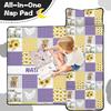Personalized Toddler Nap Mat with Name Custom Cute HighlandCowBag Sleeping Bag with Pillow & Blanket for Gitls Boys Ideal Slumber Bags for Daycare, Preschool & Kindergarten view 3