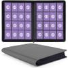 1000+ Pockets Trading Card Binder, Premium 16 Pocket Card Binder, Ringless Side Loading Collection Album Holder Folders for MTG, TCG, Game Cards & Sports Cards (Grey) view 1