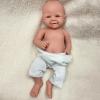 17" Realistic Reborn Baby Dolls Silicone Full Body, 43CM Real Life Flexible Newborn Girl Babies Doll Unpainted DIY Blank (Unpainted, Tan) view 1