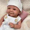 17" Realistic Reborn Baby Dolls Silicone Full Body, 43CM Real Life Flexible Newborn Girl Babies Doll Unpainted DIY Blank (Unpainted, Tan) view 3