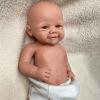 17" Realistic Reborn Baby Dolls Silicone Full Body, 43CM Real Life Flexible Newborn Girl Babies Doll Unpainted DIY Blank (Unpainted, Tan) view 4