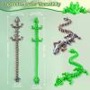 TXB3DOK 3D Printed Dragon Bamboo Dragoand andSteampunk Dragon, Articulated Fidget Toys for Autism and ADHD, Perfect Basket Essentials Stuffers and Desk Accessories view 2