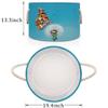Large Collapsible Blanket Storage Basket for Gifts Empty, Butterfly Dandelion Round Fabric Laundry Hamper Basket, Baby Dog Toy Bins with Handle, Closet Organizer for Living Room(A-668) view 3