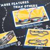 Slot Car Race Track Sets with 4 Slot Cars, 2 in 1 Electric Race Car Track Include Slope Circular Overpass Track, Dual Racing Game Featuring Flash Tracks, Gifts Toys for Boys Kids Age 6 7 8-12 view 3