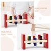 KOMBIUDA 1set Wooden Hammer Toy for Toddlers Recognition Pounding Bench Mallet Early Education Plaything to Observation and Fine Motor Skills for Interactive Learning view 2