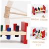 KOMBIUDA 1set Wooden Hammer Toy for Toddlers Recognition Pounding Bench Mallet Early Education Plaything to Observation and Fine Motor Skills for Interactive Learning view 3