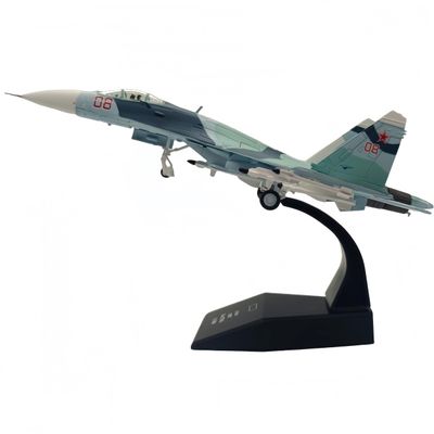 1:100 Scale Die-Cast Airplanes SU-27 Fighter Jet Model Bomber Fighter Attack Plane Military Model Plane Collection Plane for Gifts