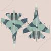 1:100 Scale Die-Cast Airplanes SU-27 Fighter Jet Model Bomber Fighter Attack Plane Military Model Plane Collection Plane for Gifts view 3