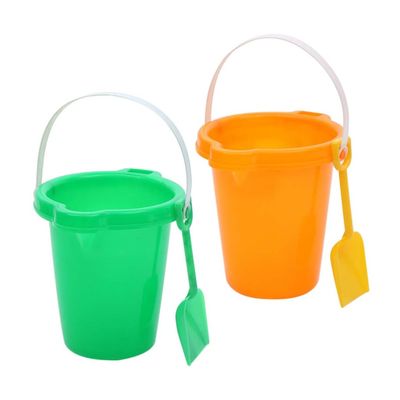 BESPORTBLE 2Pcs Beach Sand Buckets for Sand Garden Flower Pot Plastic Random Colors for Random Color