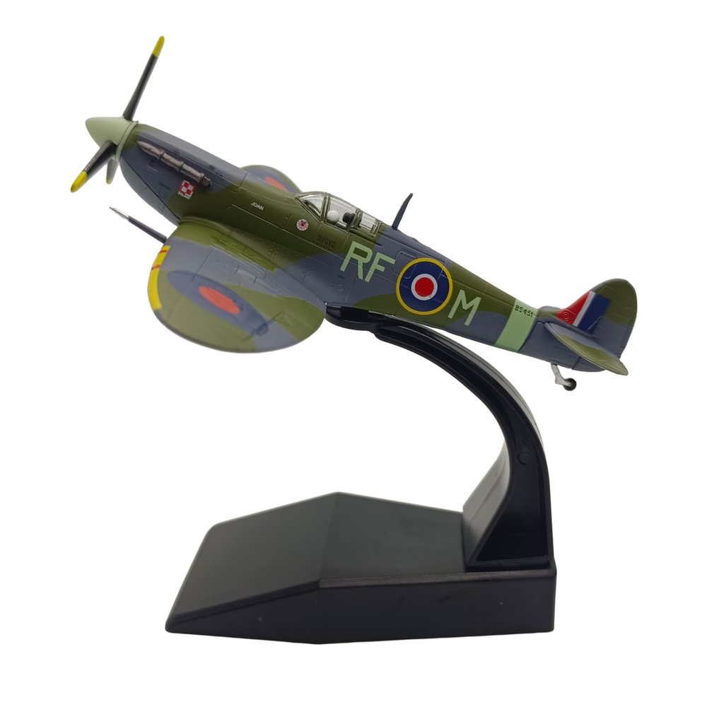 1:72 Scale Die-Cast Airplanes Spitfire Fighter Jet Model Bomber Fighter Attack Plane Military Model Plane Collection Plane for Gifts