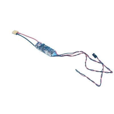 15A External UBEC Voltage Regulator for RC Boat Receiver ESC 3S to 12S Input 5.25V Output High Current BEC Module with Heat Sink(BEC with T-Type Plug)