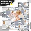 Personalized Toddler Nap Mat with Name Custom Cute HighlandCowBag Sleeping Bag with Pillow & Blanket for Gitls Boys Ideal Slumber Bags for Daycare, Preschool & Kindergarten view 3