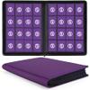 1000+ Pockets Trading Card Binder, Premium 16 Pocket Card Binder, Ringless Side Loading Collection Album Holder Folders for MTG, TCG, Game Cards & Sports Cards (Purple) view 1