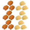 Toddmomy 18pcs Artificial Walnut Kernel Decorative Fake Nuts Realistic Nut Toys for Boys and Girls view 1