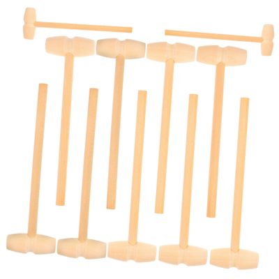 DECHOUS 12pcs Mallet Toy Hammers for Boys and Girls Gavel Toy Develop Dexterity Arm Movement Safe for Toddlers