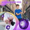Looping Yoyo Responsive Yo Yo for Kids Beginners, Starter Yo-yo 2A Loop Yo yo Easy to Play Basic String Tricks (D1 Purple) view 2
