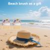 Beach Sand Removal Brush, Quick Dry & Reusable Sand Wipe Off Mitts for Kids Adults Women, Must-Have Beach Essentials for Travel Vacation Summer Sandbox Activities view 4
