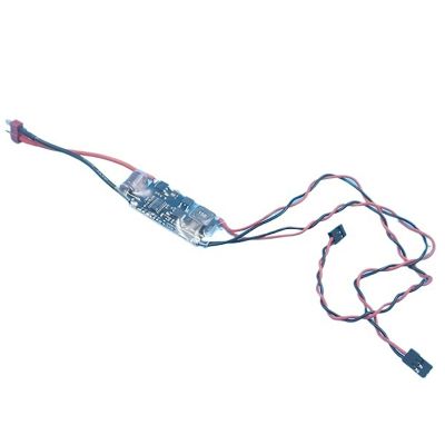 15A External UBEC Voltage Regulator for RC Boat Receiver ESC 3S to 12S Input 5.25V Output High Current BEC Module with Heat Sink(BEC with xt60 Plug)