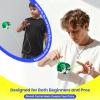 MAGICYOYO N11 Professional Unresponsive Yoyo N11 Dual Purpose Alloy Trick YoYo Ball with Bag, Glove, 12 Yoyo Strings and Responsive Bearing Kit (Dark & Light Green Silver) view 4