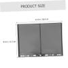 Homoyoyo 10-Pack PVC Loose-Leaf Stamp Album Pages Double-Sided Stamp Holders for Collectors Standard Size Collecting Pouches for and Currency Storage view 2