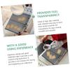 Homoyoyo 10-Pack PVC Loose-Leaf Stamp Album Pages Double-Sided Stamp Holders for Collectors Standard Size Collecting Pouches for and Currency Storage view 4