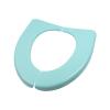 15.5 Inch Plastic Potty Seat Cover Green, Folding Toilet Seat, Portable Toilet Seat Cover for Home Travel Camping, Washable Foldable Toilet Pad view 1