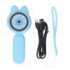 2 inch HD IPS Screen Kids Microscope with 8 LED Lights, Portable ABS Pocket Handheld Magnifying Glass for Outdoor Adventures and, Suitable for 300 Photos (Blue) view 1