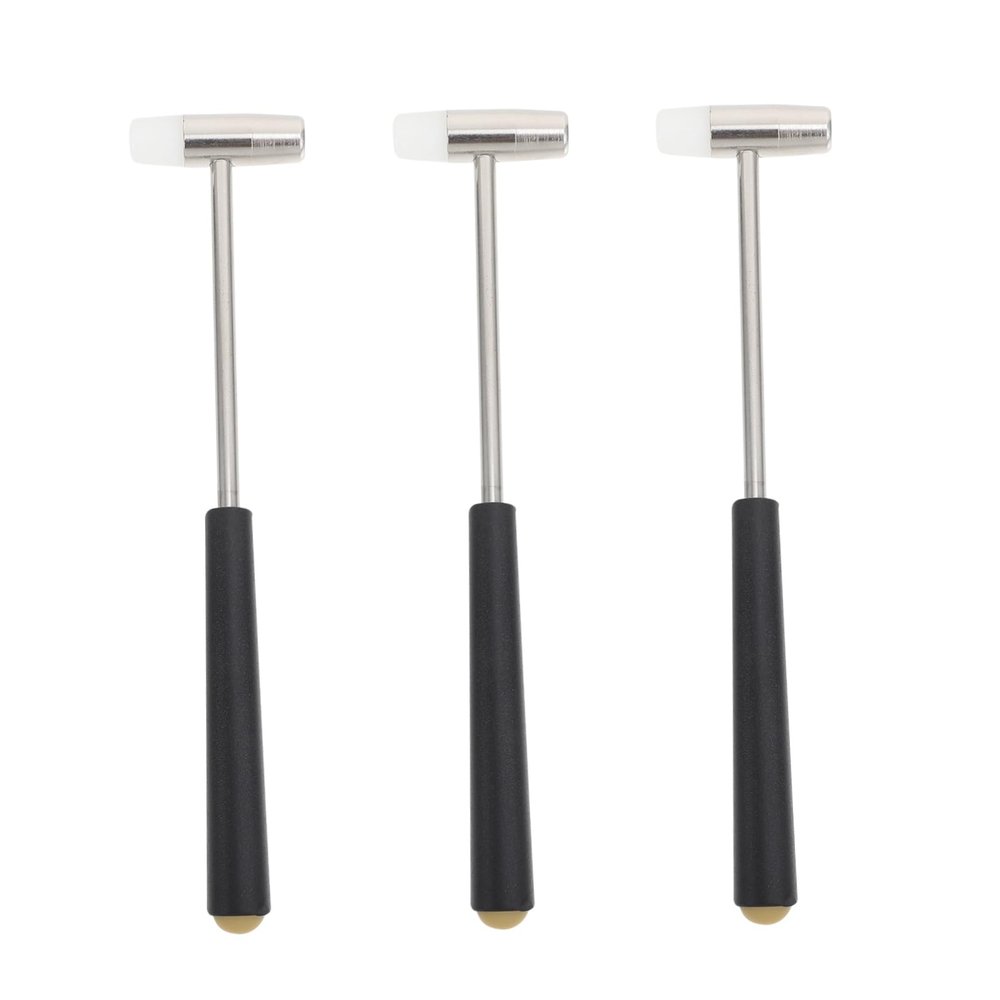 HONMEET 3pcs Smooth Edged Boys and Girls Hammers Toy Hammer Blocks Assembly Toy Accessory