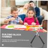 HONMEET 3pcs Smooth Edged Boys and Girls Hammers Toy Hammer Blocks Assembly Toy Accessory view 2