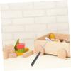 HONMEET 3pcs Smooth Edged Boys and Girls Hammers Toy Hammer Blocks Assembly Toy Accessory view 4