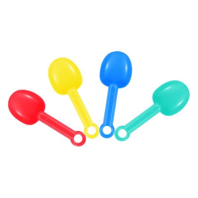 BESPORTBLE 12pcs Candy Color Sand Shovel Toys for Kids Beach Dredging Tools Mesh Bag Outdoor Water Play Set for Boys and Girls