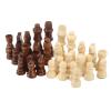 32 Pcs Wooden Chess Pieces Only, International Chess Game Pawns Figurine Pieces Replacement of Missing view 2