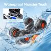 Waterproof Monster Truck Toys 1:16 Amphibious Remote Control Car All Terrain Off-Road Pickup Truck 4WD RC Cars Toys for 8 9 10 11 12 Year Old Boys Girls Gifts view 4