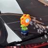 AOTTSD Sunflower Remote Control Bubble Machine for Cars - Waterproof Auto Hood Decoration with LED Lights & Quick Release Base (Bubbles Not Included) view 3