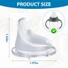 10Pack Silicone Spout Applicable for NUK, Soft Spout Applicable for NUK Active and Learner Cups, Transition from Bottle to Cup, Leakproof Design. view 2