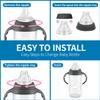 10Pack Silicone Spout Applicable for NUK, Soft Spout Applicable for NUK Active and Learner Cups, Transition from Bottle to Cup, Leakproof Design. view 3