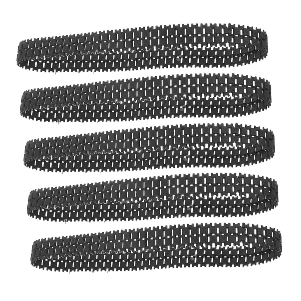 ifundom 5pcs Tank Tracks for DIY Robot Replacement Tracks for Tank Models Excellent Traction Lightweight Easy to Assemble Promotes Stability and Problem Solving Skills
