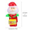 Abaodam 3pcs Santa Claus Funny Clockwork Xmas Playthings for Interactive Drumming Santa for Family Fun and Festive Atmosphere Random Color view 2