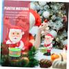 Abaodam 3pcs Santa Claus Funny Clockwork Xmas Playthings for Interactive Drumming Santa for Family Fun and Festive Atmosphere Random Color view 3