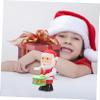 Abaodam 3pcs Santa Claus Funny Clockwork Xmas Playthings for Interactive Drumming Santa for Family Fun and Festive Atmosphere Random Color view 4