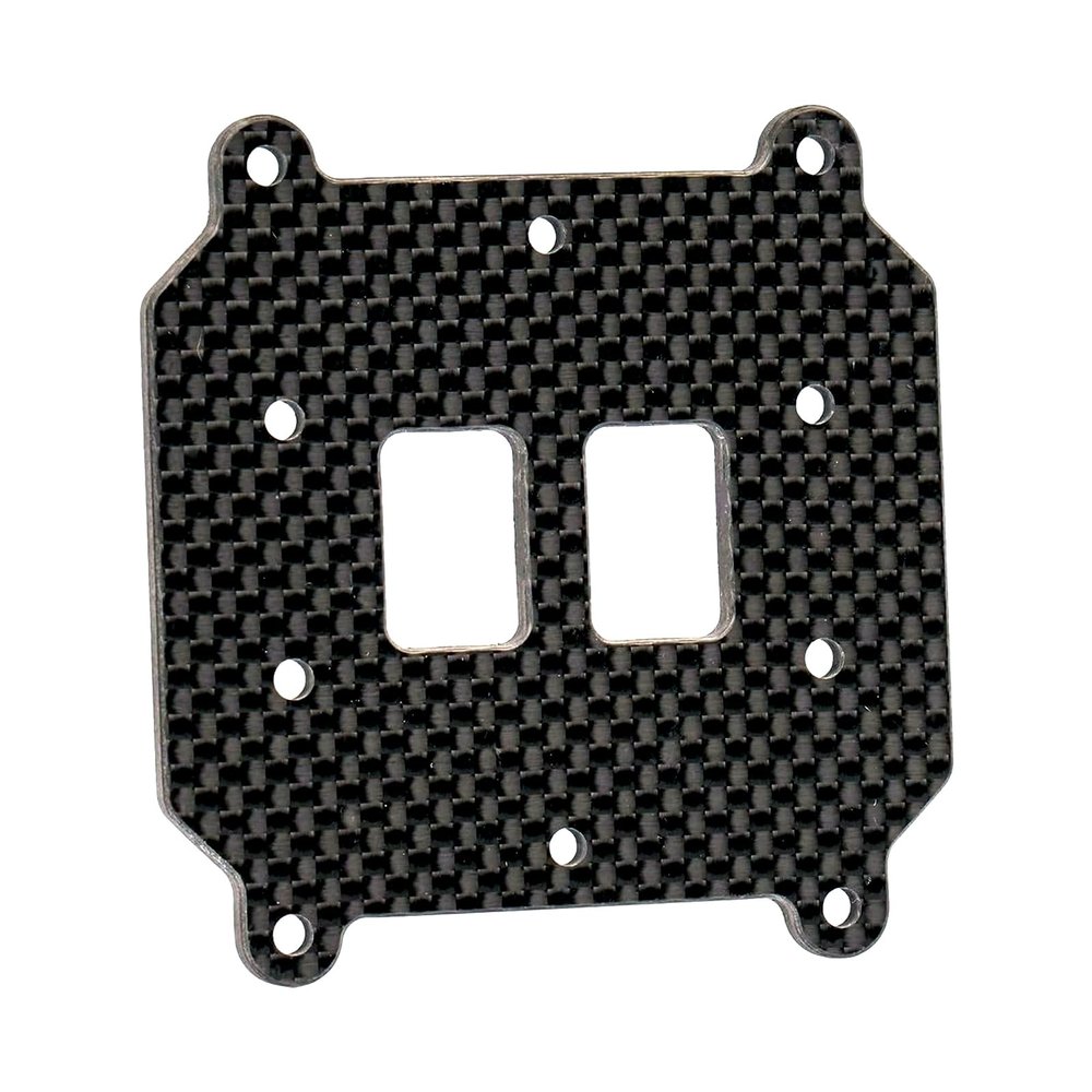 3MM Carbon Fiber ESC Tray Plate for Arrma 6S 1/7 Limitless/Felony/Infraction,No-Drill Thick ESC Mounting Bracket Fixing Plate,Mounting Receiver Tray Upgrade Part ARA320599 Replace RC Accessories