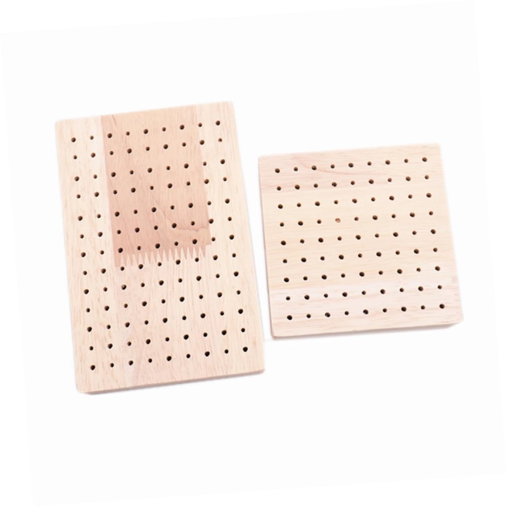 Angoily Wood Base for Clay Figurines Display Lightweight Doll Holder Square Design for Home Decor and Showcase for Collectors and Art Enthusiasts