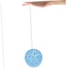 GALPADA 2pcs Crack Pattern Wooden for Engaging String Ball for Early Education and Wrist Strengthening Present view 3