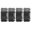Aurovibe 1/10 RC Carbon Wheels, Lightweight and Strength for Simulation Cars, 2.2 Inch, Five Spokes, Durably and Practical Accessory for Remote Control Vehicles (Twelve Holes) view 4